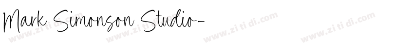 Mark Simonson Studio字体转换